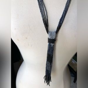 Long beaded necklace